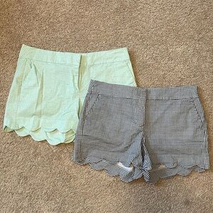 Set of Two Crown & Ivy Scalloped Shorts 10